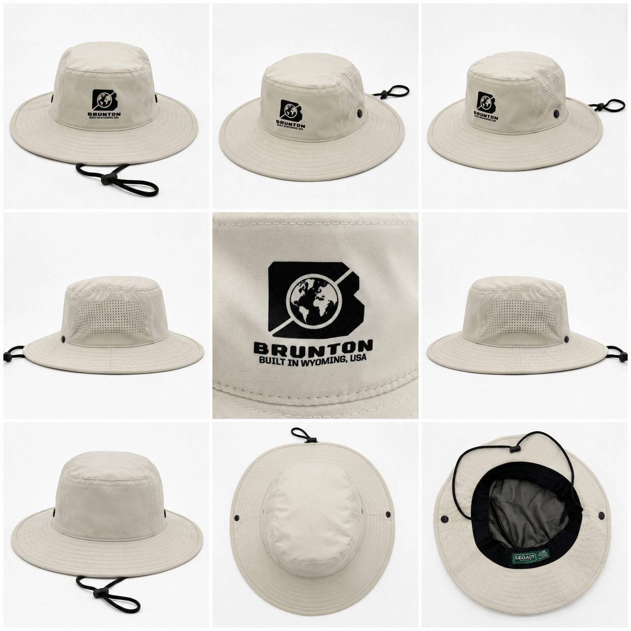 The 'Worldwide' Printed Sun Hat - Light Tan