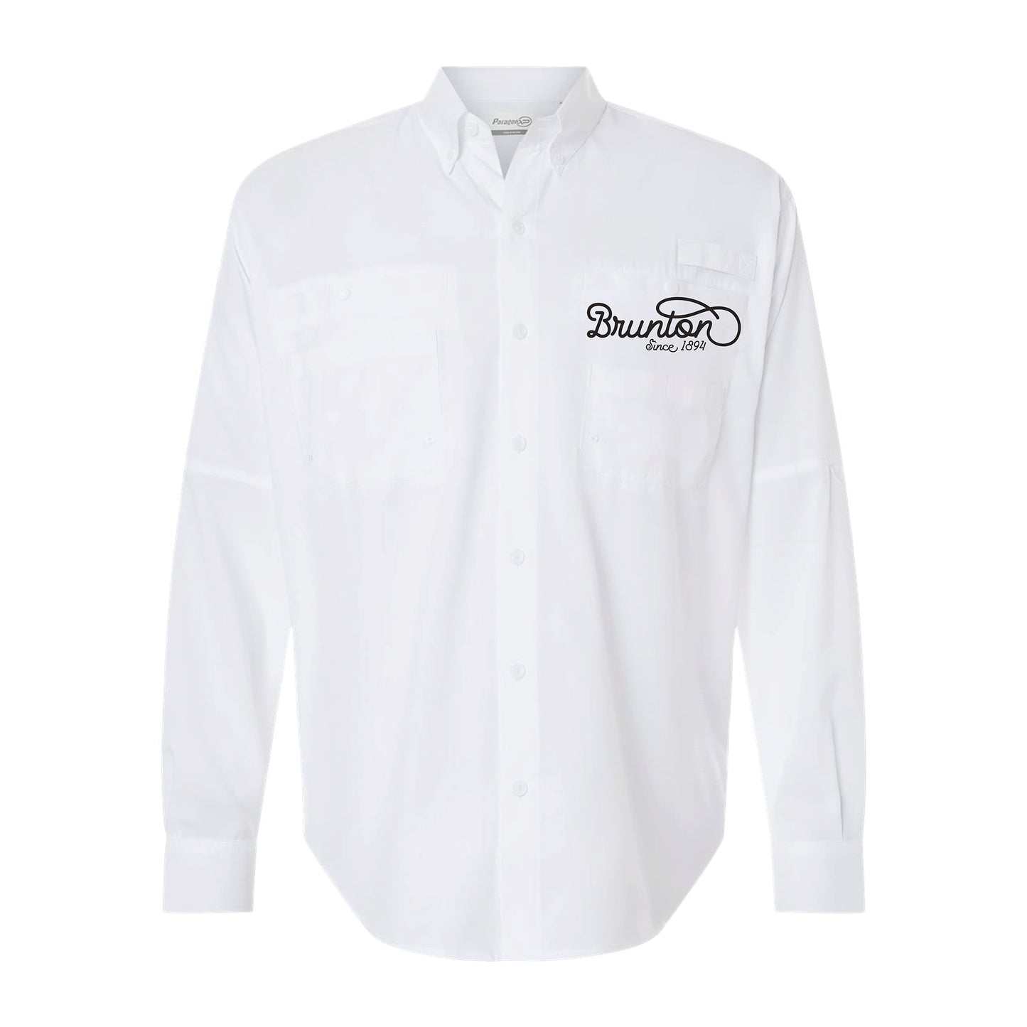Button-Down Printed Field Shirt - White