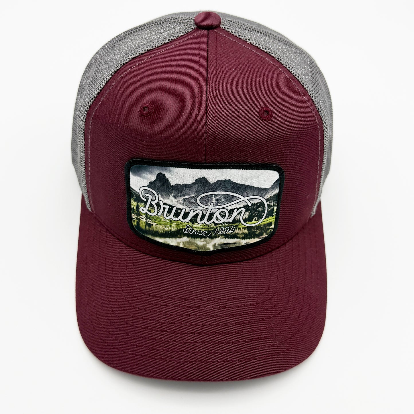 The 'Bonneville' Cap - Maroon and Silver Trucker Hat with Patch