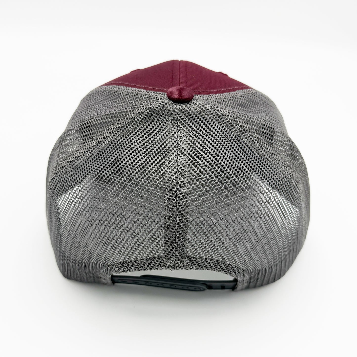 The 'Bonneville' Cap - Maroon and Silver Trucker Hat with Patch