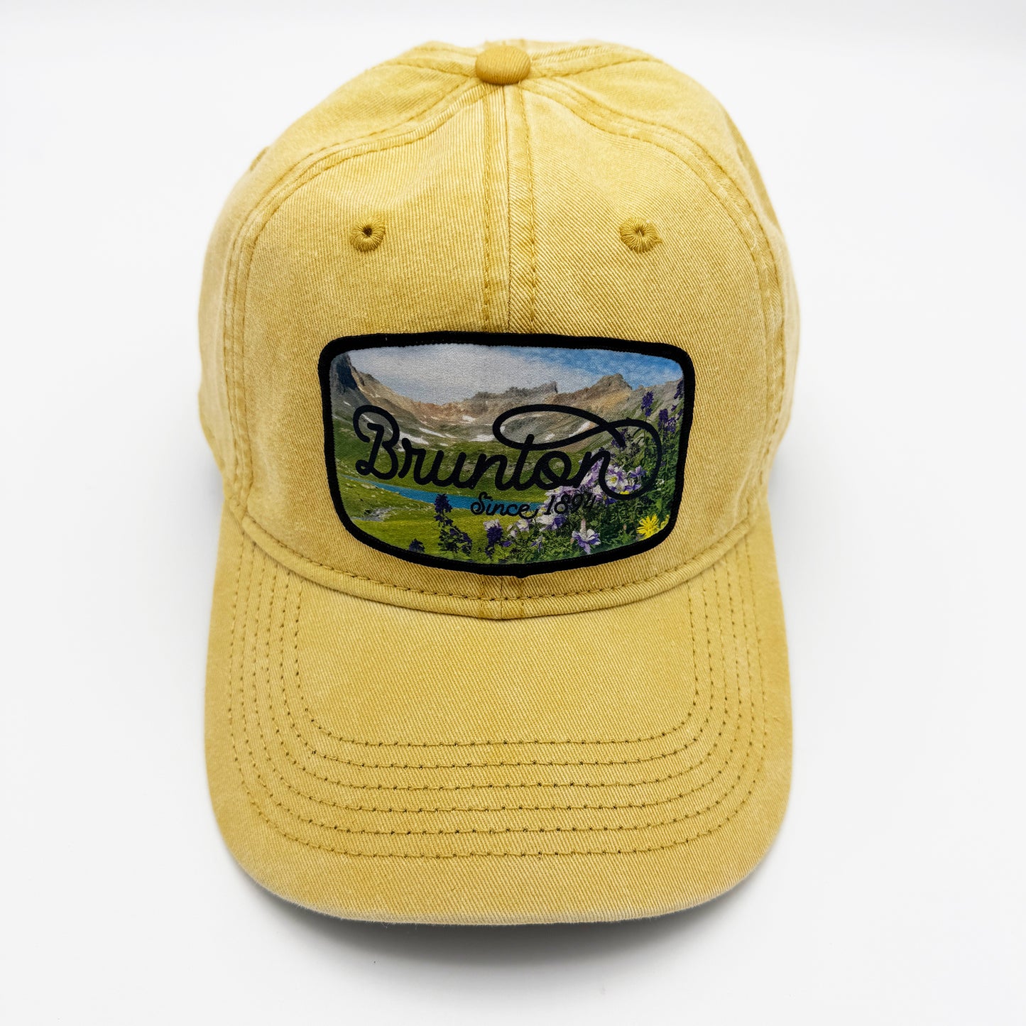 The 'Ice Lake' Cap - Gold Dad Hat with Patch