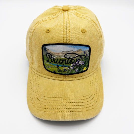 The 'Ice Lake' Cap - Gold Dad Hat with Patch