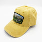 The 'Ice Lake' Cap - Gold Dad Hat with Patch
