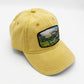The 'Ice Lake' Cap - Gold Dad Hat with Patch