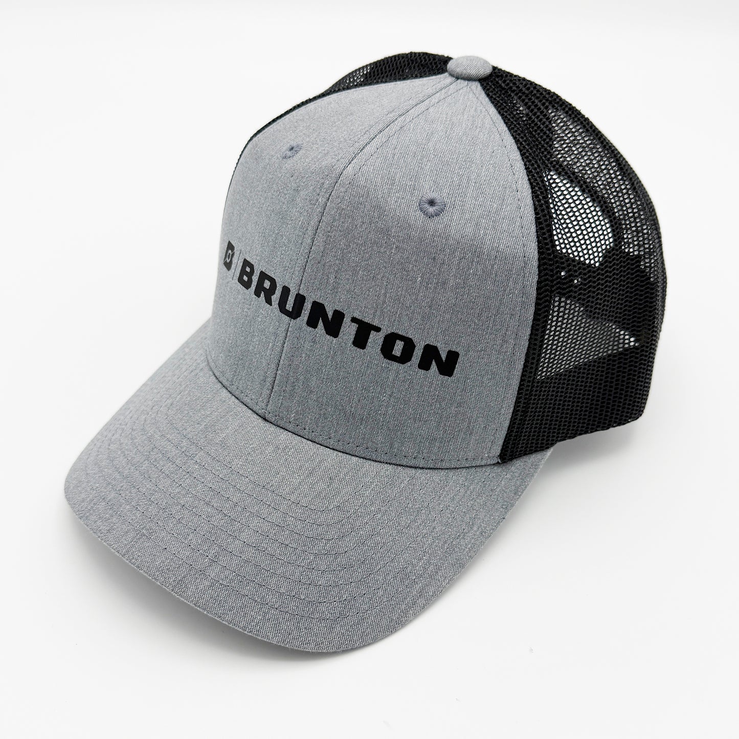 The 'Mica' Cap - Silver & Black Printed Trucker Hat