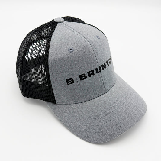 The 'Mica' Cap - Silver & Black Printed Trucker Hat