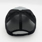 The 'Mica' Cap - Silver & Black Printed Trucker Hat