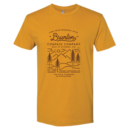 'Gold Standard' Graphic T-Shirt - Gold