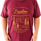 'Brunton Original' Graphic T-Shirt - Heather/Maroon