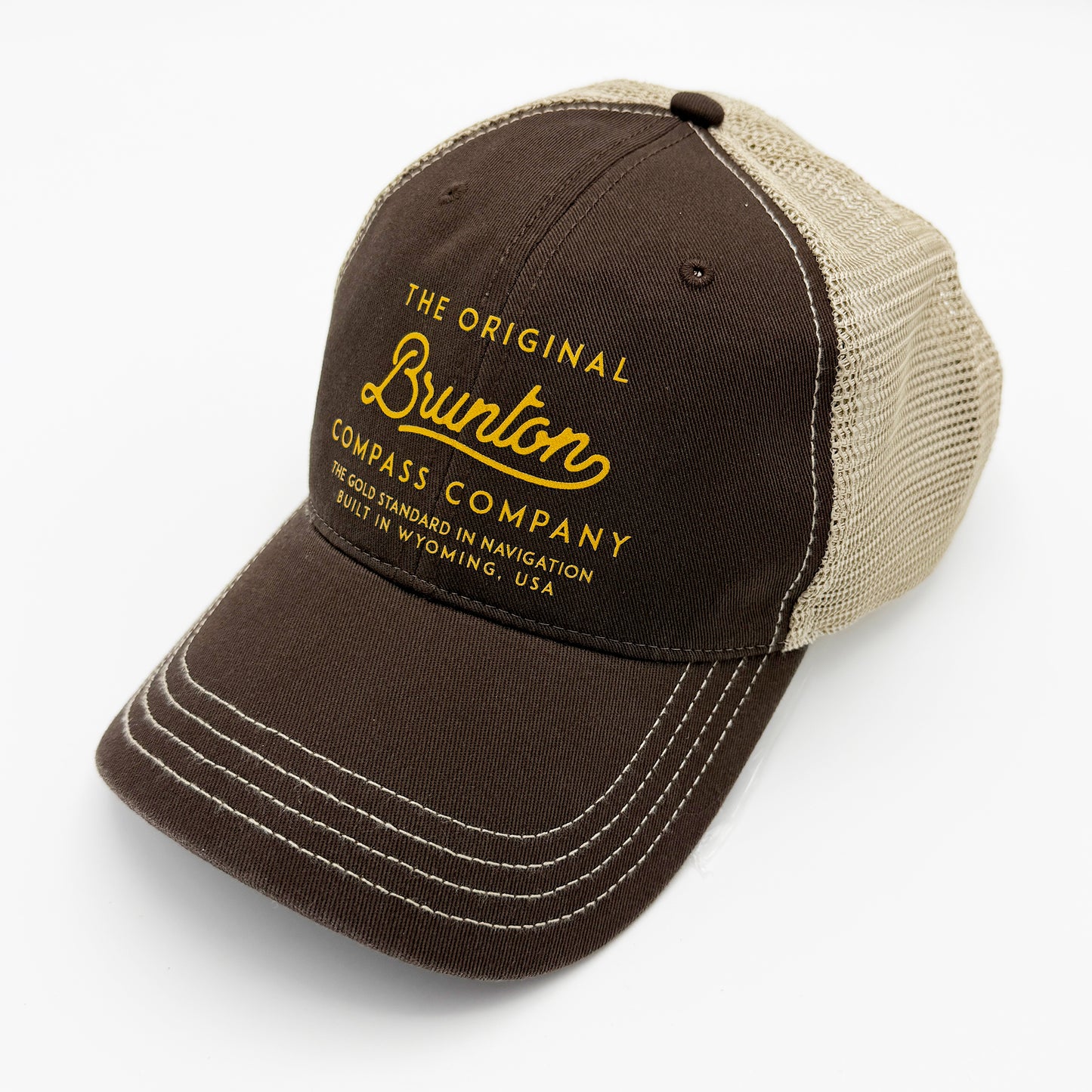 The 'Original' Cap - Brown & Tan Printed Meshback Hat