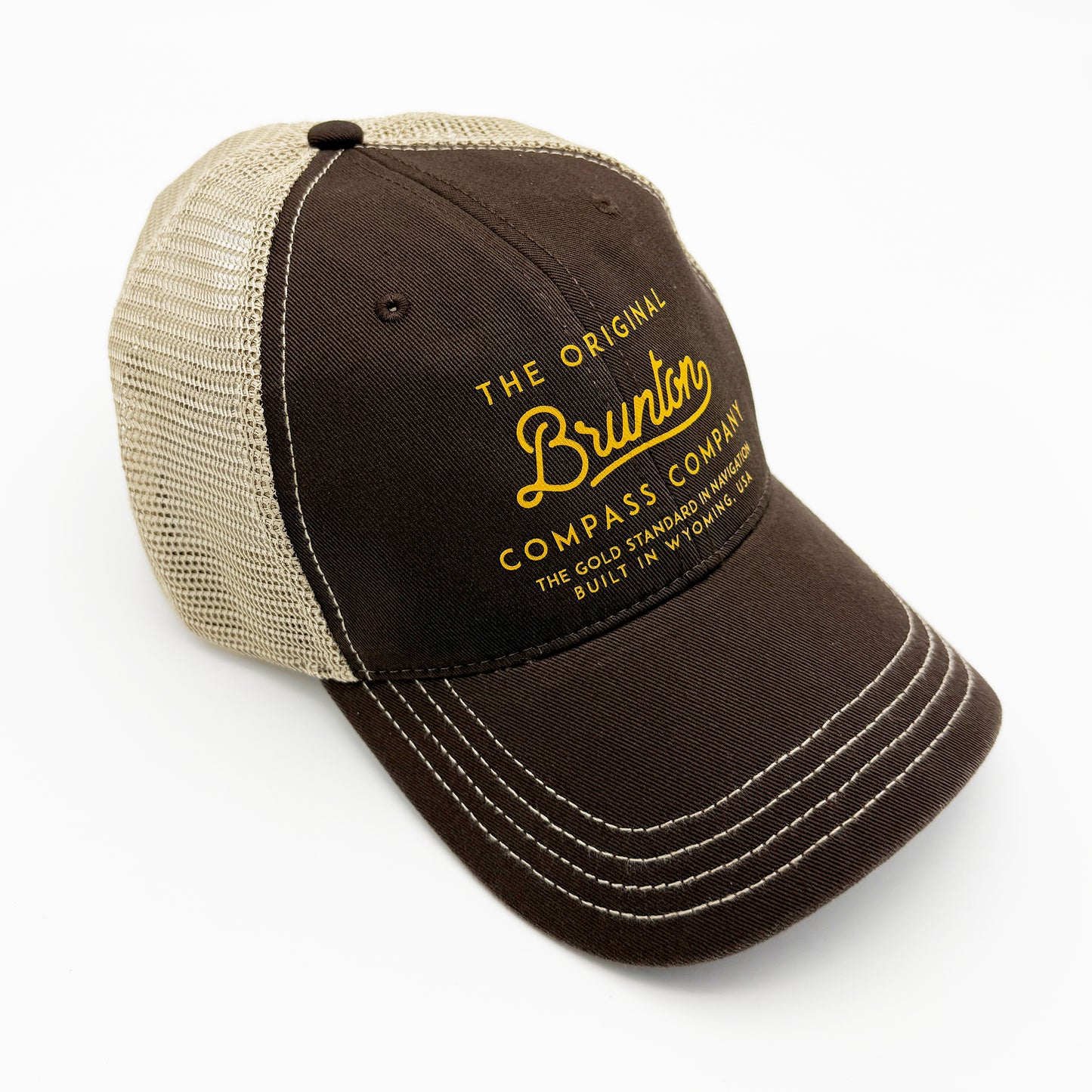 The 'Original' Cap - Brown & Tan Printed Meshback Hat