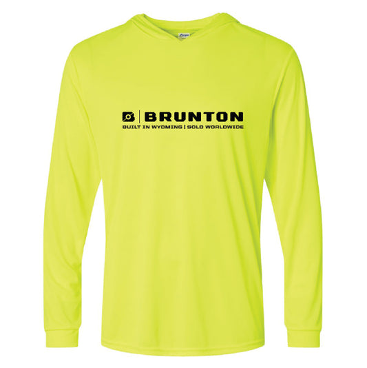Long-Sleeve Hooded Sun Shirt - Safety Yellow/Green