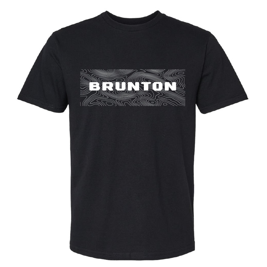 'Topo Logo' Heavyweight Graphic T-Shirt - Black