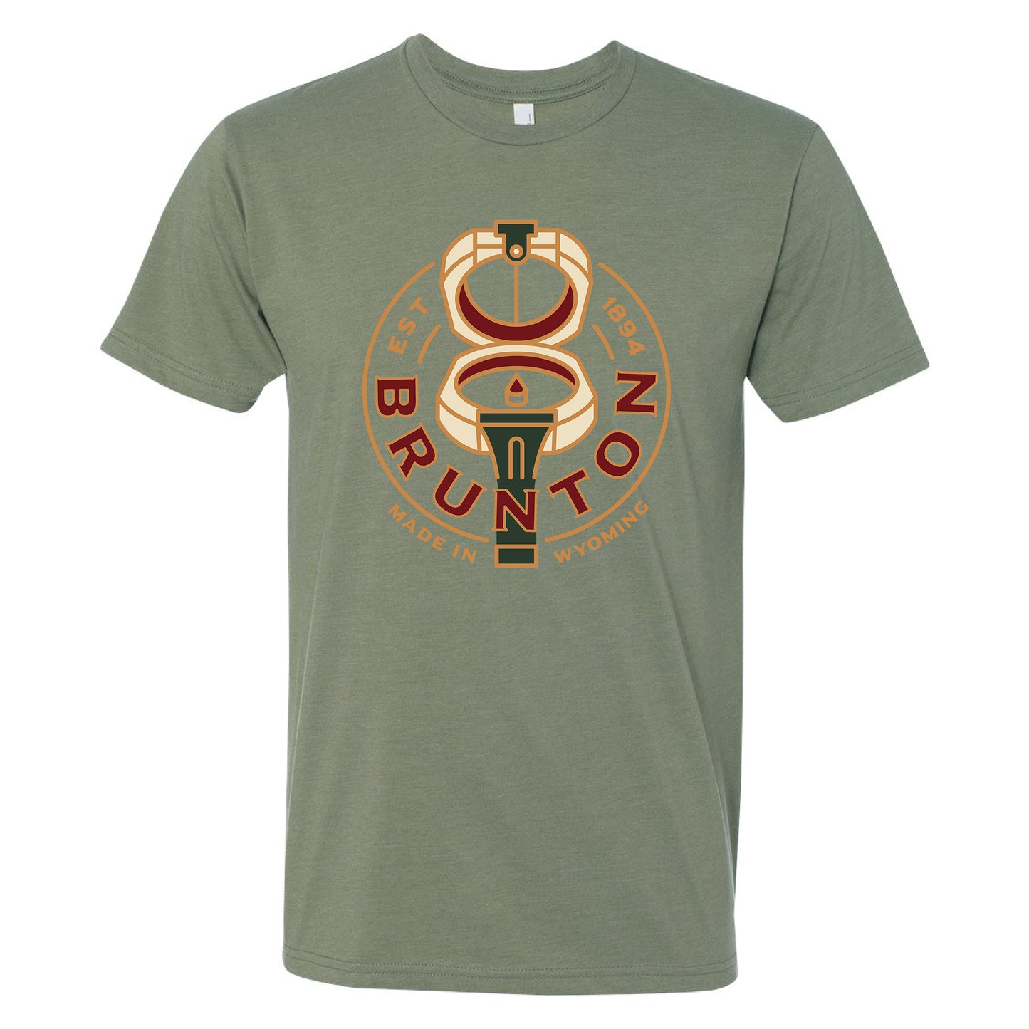 '1894 Transit' Graphic T-Shirt - Olive Green