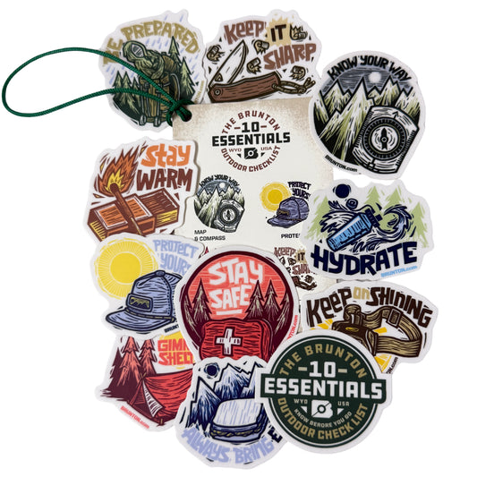 Brunton 10 Essentials Checklist & Sticker Kit